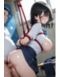 爆乳女子校生を縛って中出し性指導