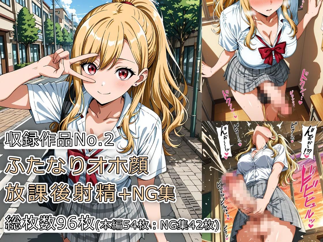 サンプル画像5:ふたなりオホ顔射精集Vol.2(オホリオン(Oholion)) [d_672801]