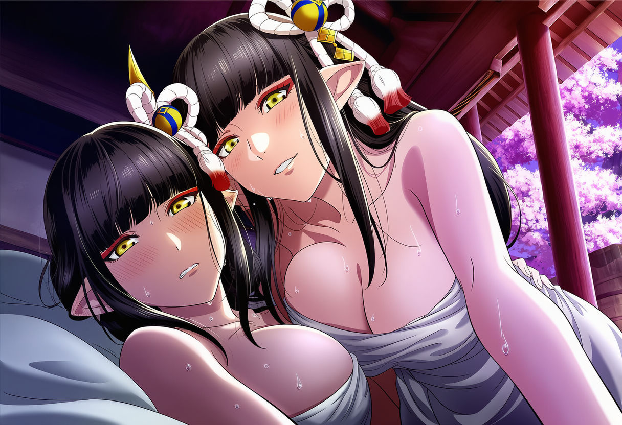 サンプル画像1:ヒノエ ＆ ミノトの極上『焦らしWフェラ』ご奉仕(Pharmakon9) [d_672804]