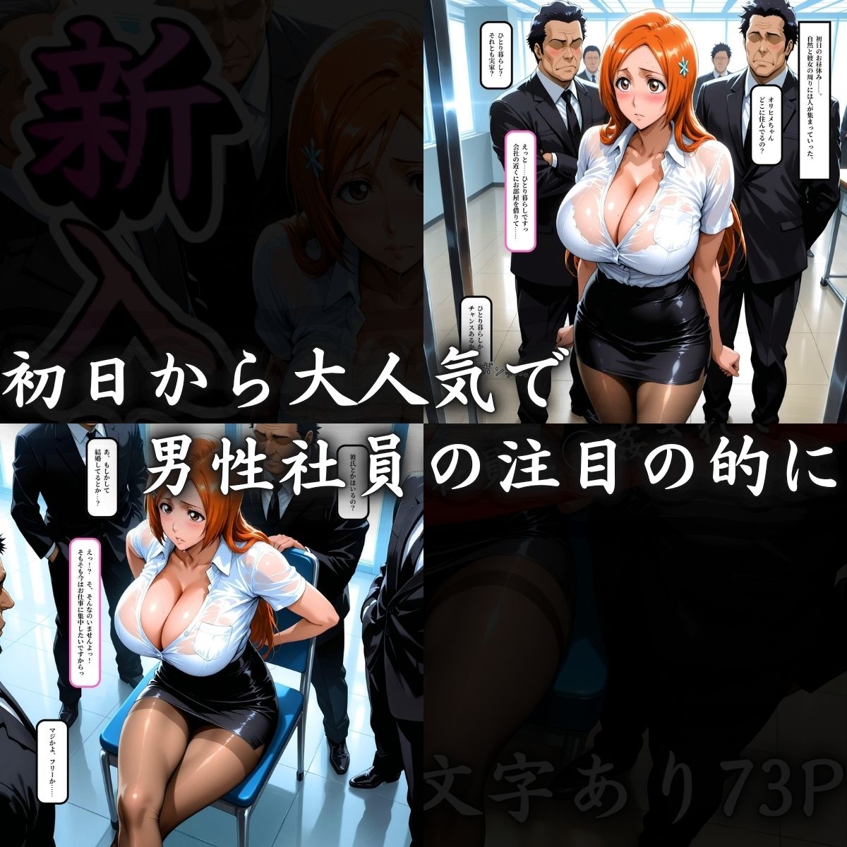 サンプル画像3:新入社員 〜社員と社長に◯姦されて〜(はらませてよ) [d_672805]