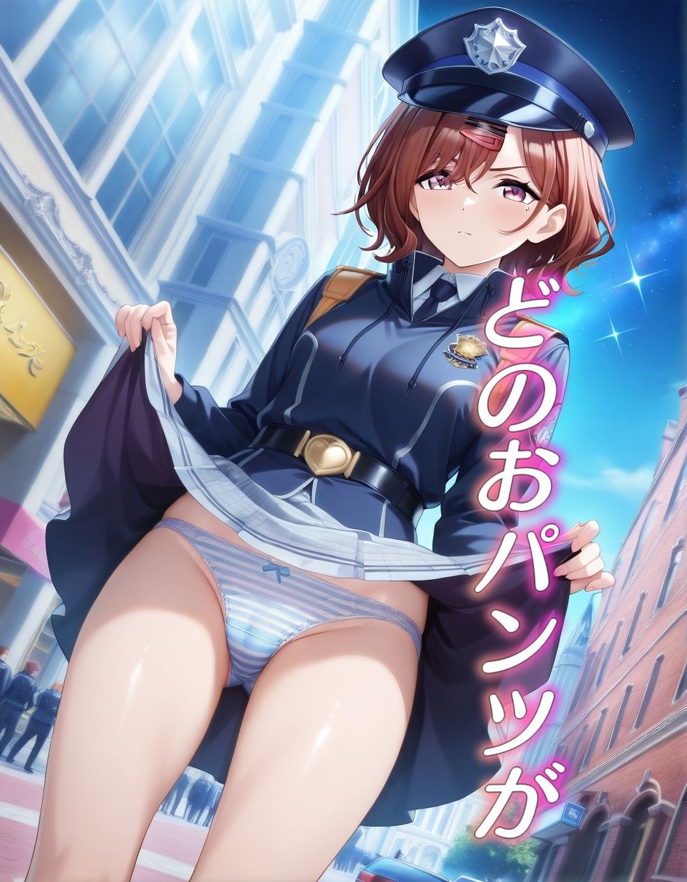 サンプル画像6:アイドルパンツ〜婦警編〜(AIでも愛はある) [d_672869]