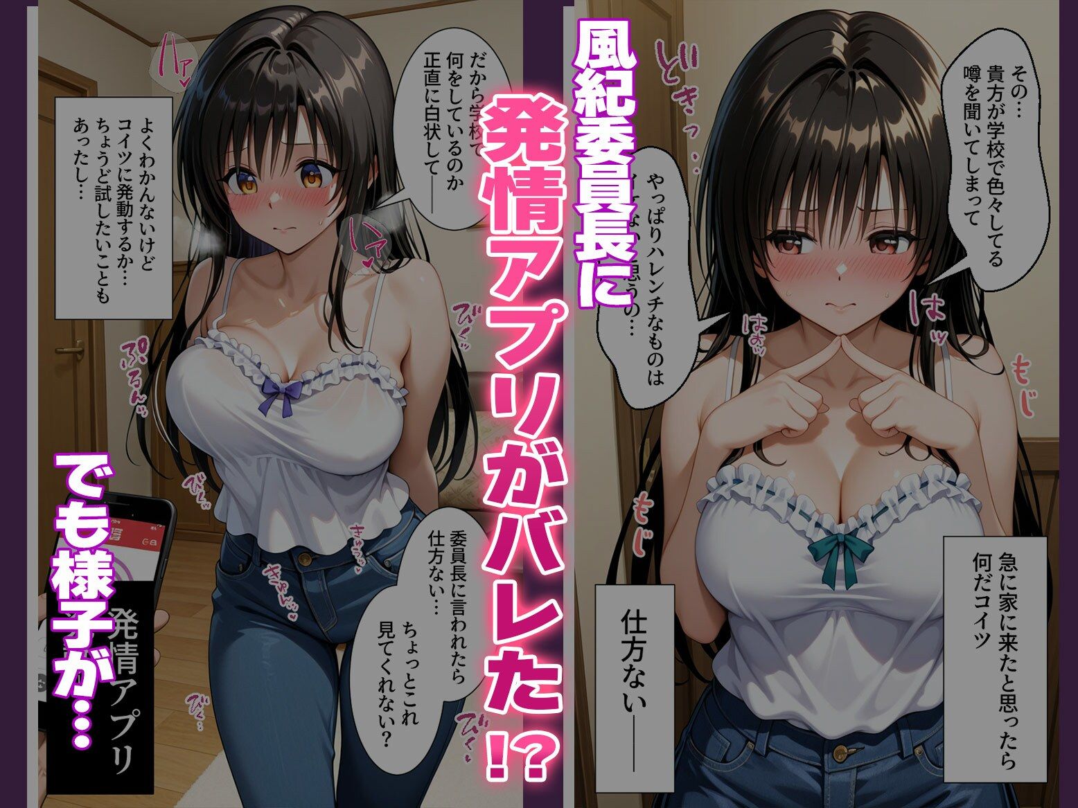 〜チートすぎる発情アプリ〜効果絶大絶頂即落ち 古手●唯編 Vol.5 画像1