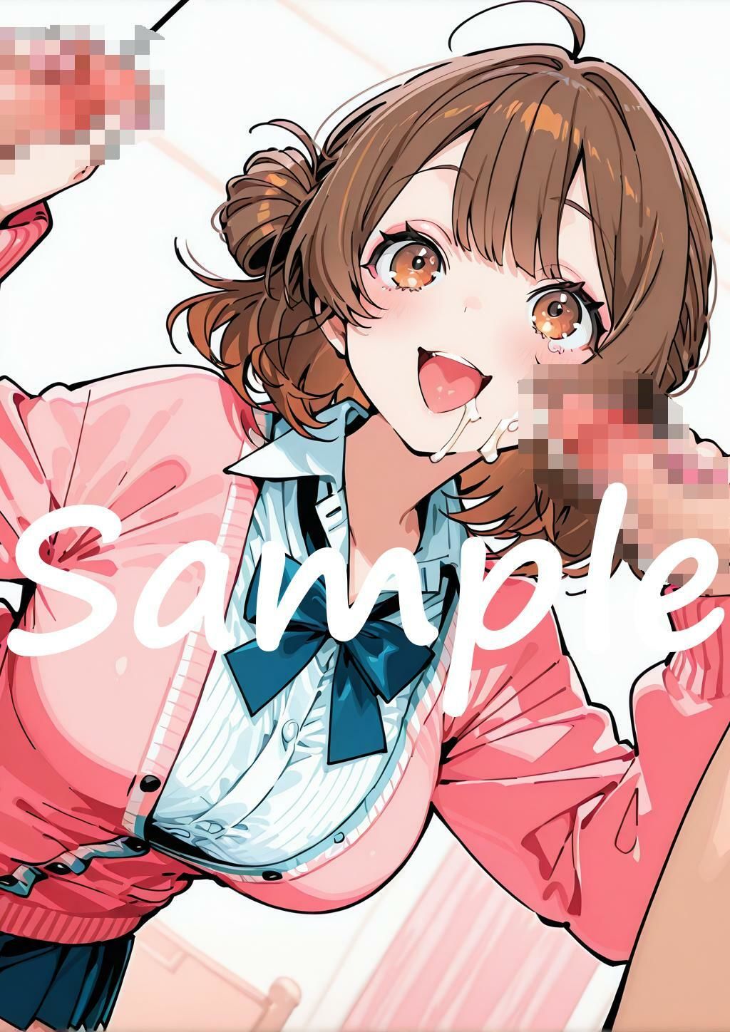 サンプル画像5:学〇ス  花海 〇芽のえっちなイラスト(あかふく亭) [d_672952]