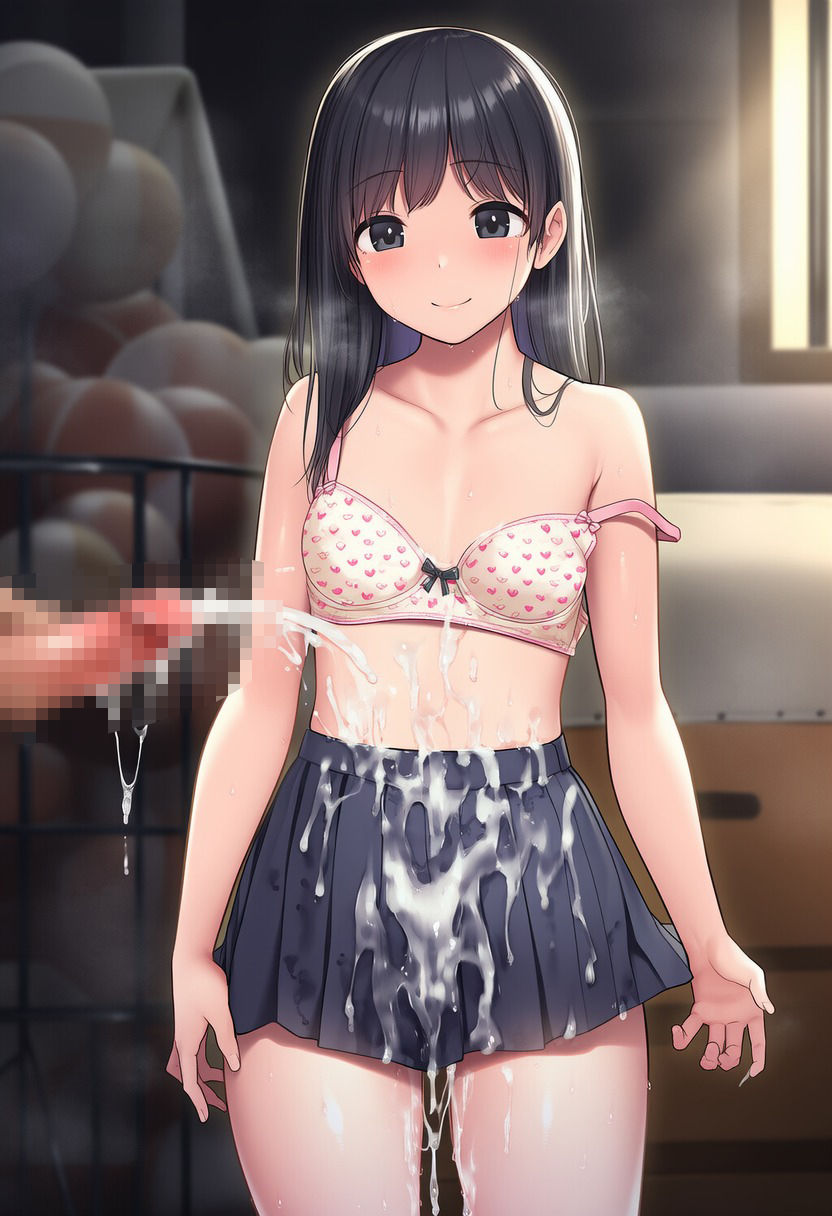 サンプル画像2:スカートにぶっかけ 2（500枚分）(M男くん) [d_673027]