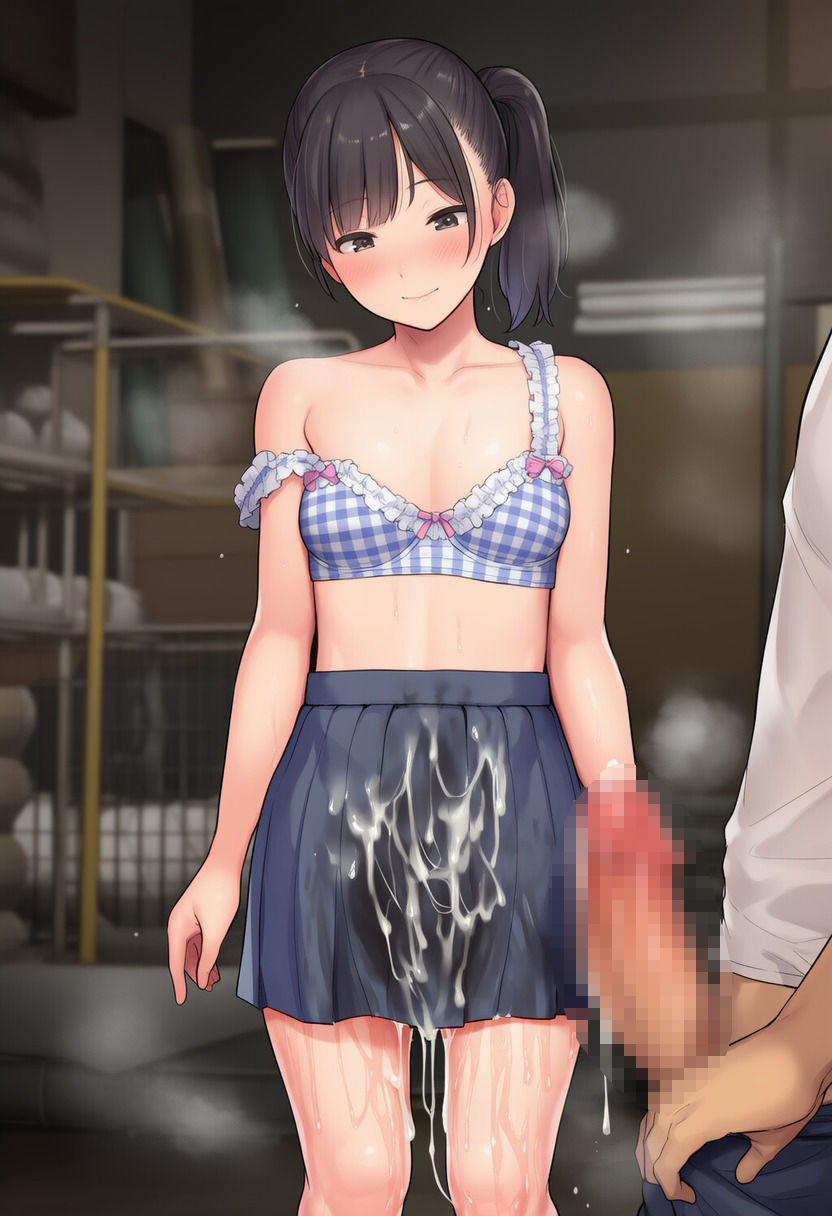 サンプル画像6:スカートにぶっかけ 2（500枚分）(M男くん) [d_673027]