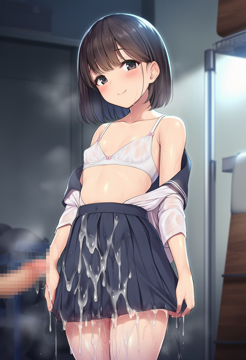 スカートにぶっかけ 2（500枚分） 画像9