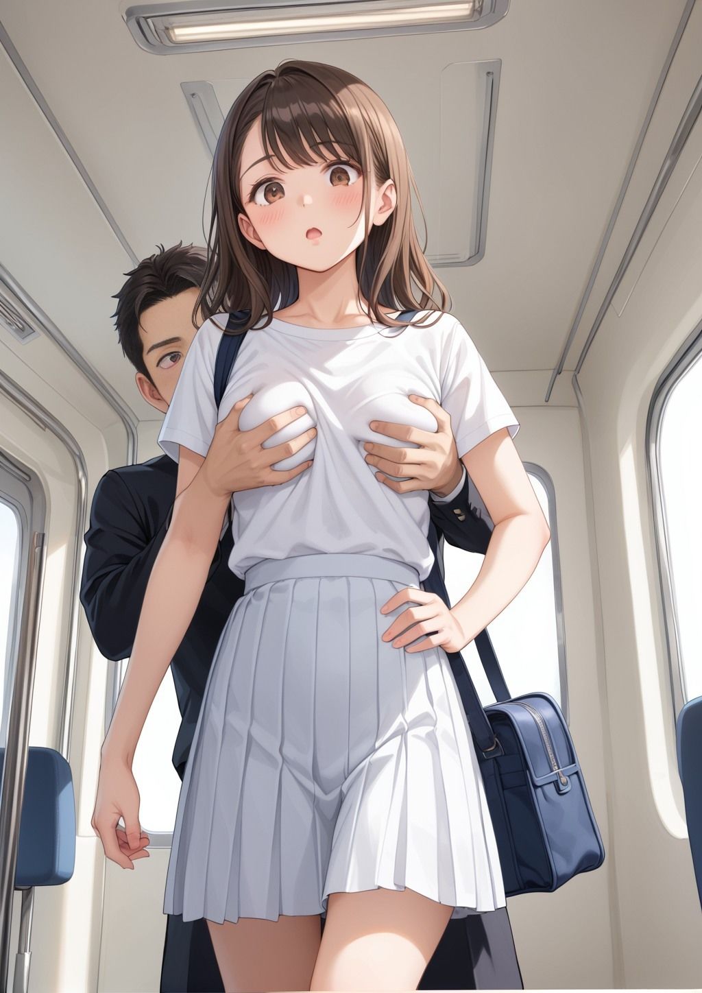 ちょっと服の上から胸を触らせてもらえませんか？_4