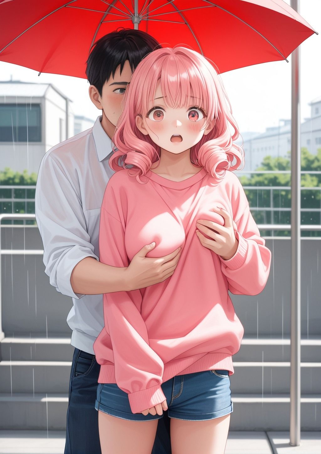 ちょっと服の上から胸を触らせてもらえませんか？_6