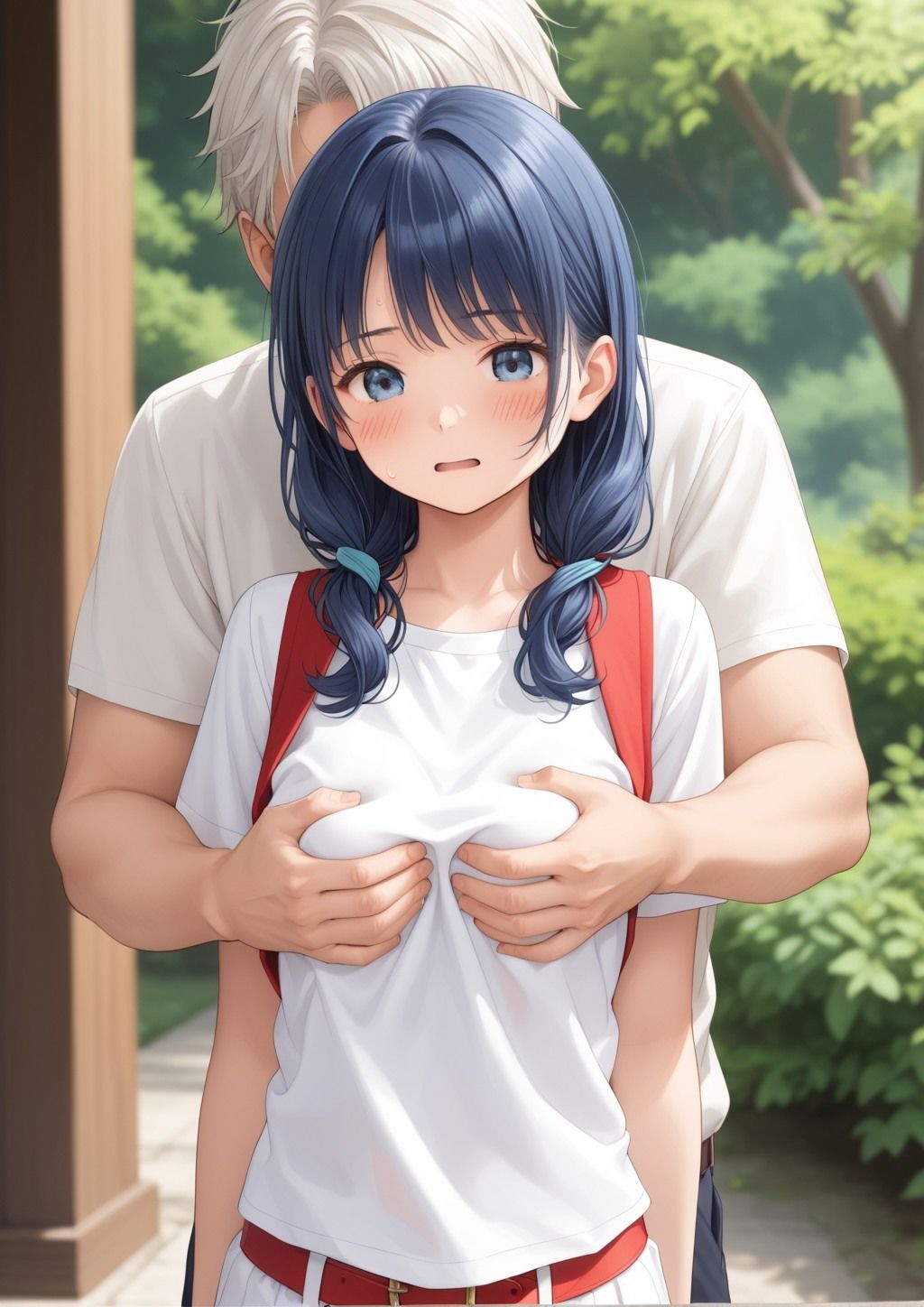 ちょっと服の上から胸を触らせてもらえませんか？_7