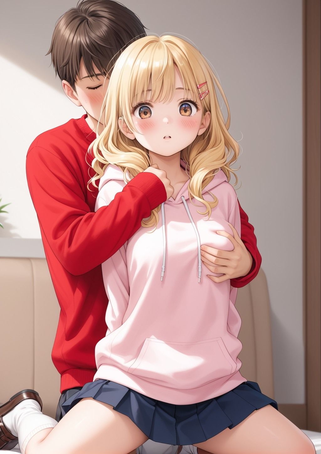 ちょっと服の上から胸を触らせてもらえませんか？_9