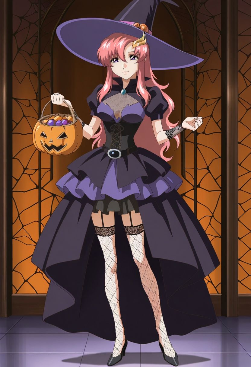 サンプル画像1:ラクス・クライン  ハロウィンVer(ろくねこや) [d_673107]