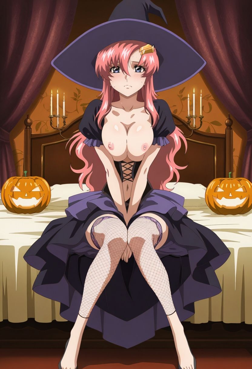 サンプル画像3:ラクス・クライン  ハロウィンVer(ろくねこや) [d_673107]