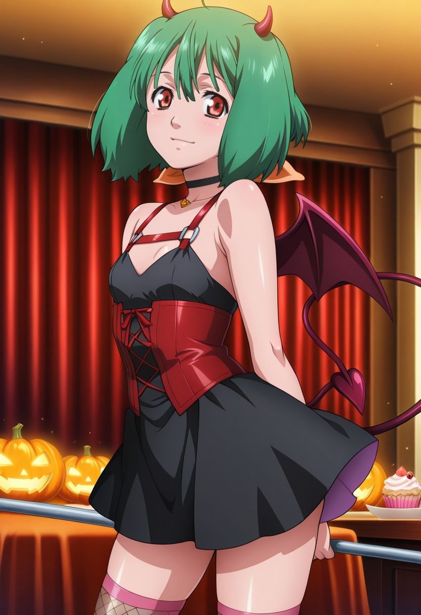 サンプル画像2:ランカ・リー  ハロウィンVer(ろくねこや) [d_673109]