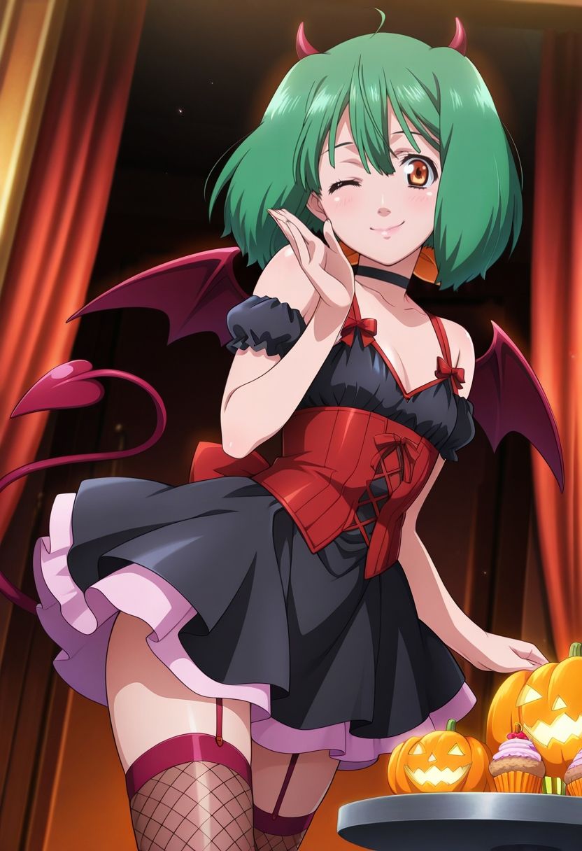 サンプル画像3:ランカ・リー  ハロウィンVer(ろくねこや) [d_673109]