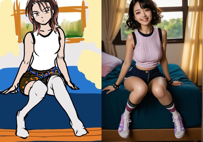 サンプル画像1:これがこう(ヌケルくん) [d_673158]