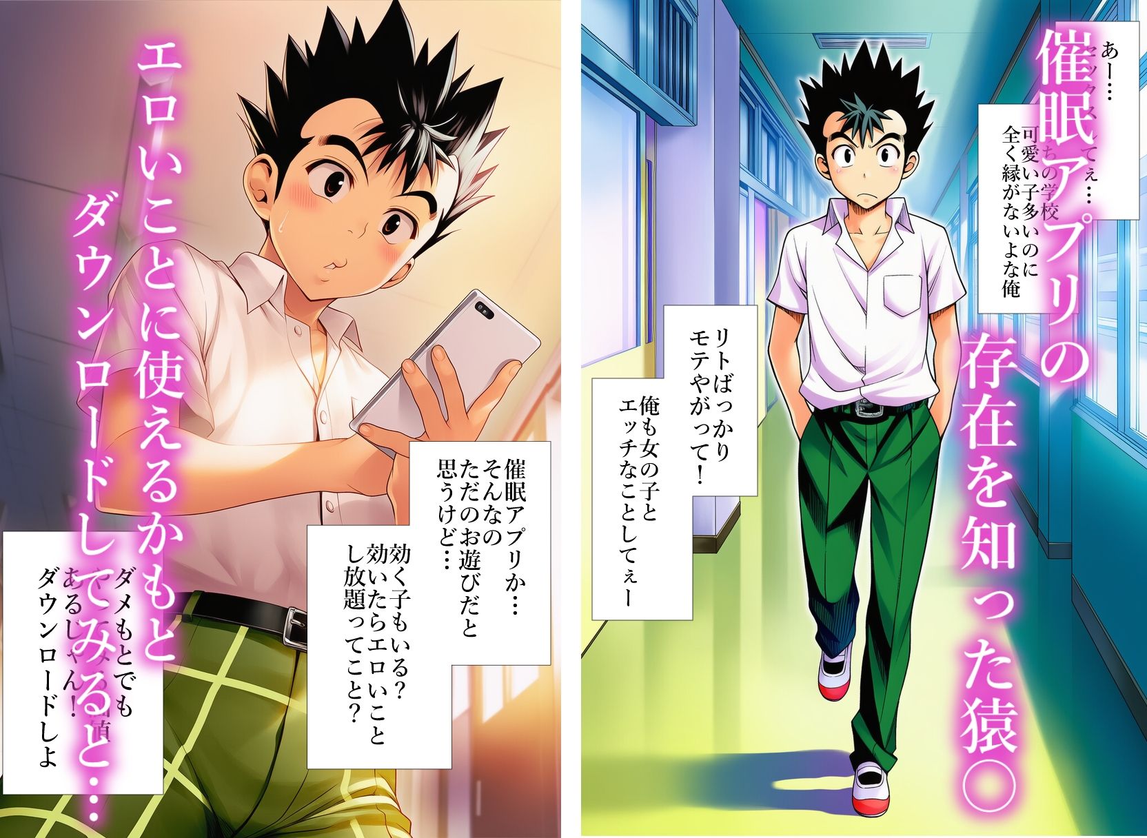 催〇アプリで発情モードな風紀委員 画像1