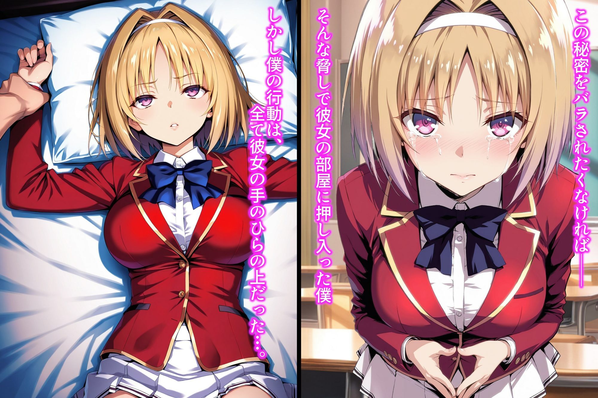 サンプル画像2:クラスの天使を脅そうとしたら悪魔だった(CreaTeSun) [d_673327]