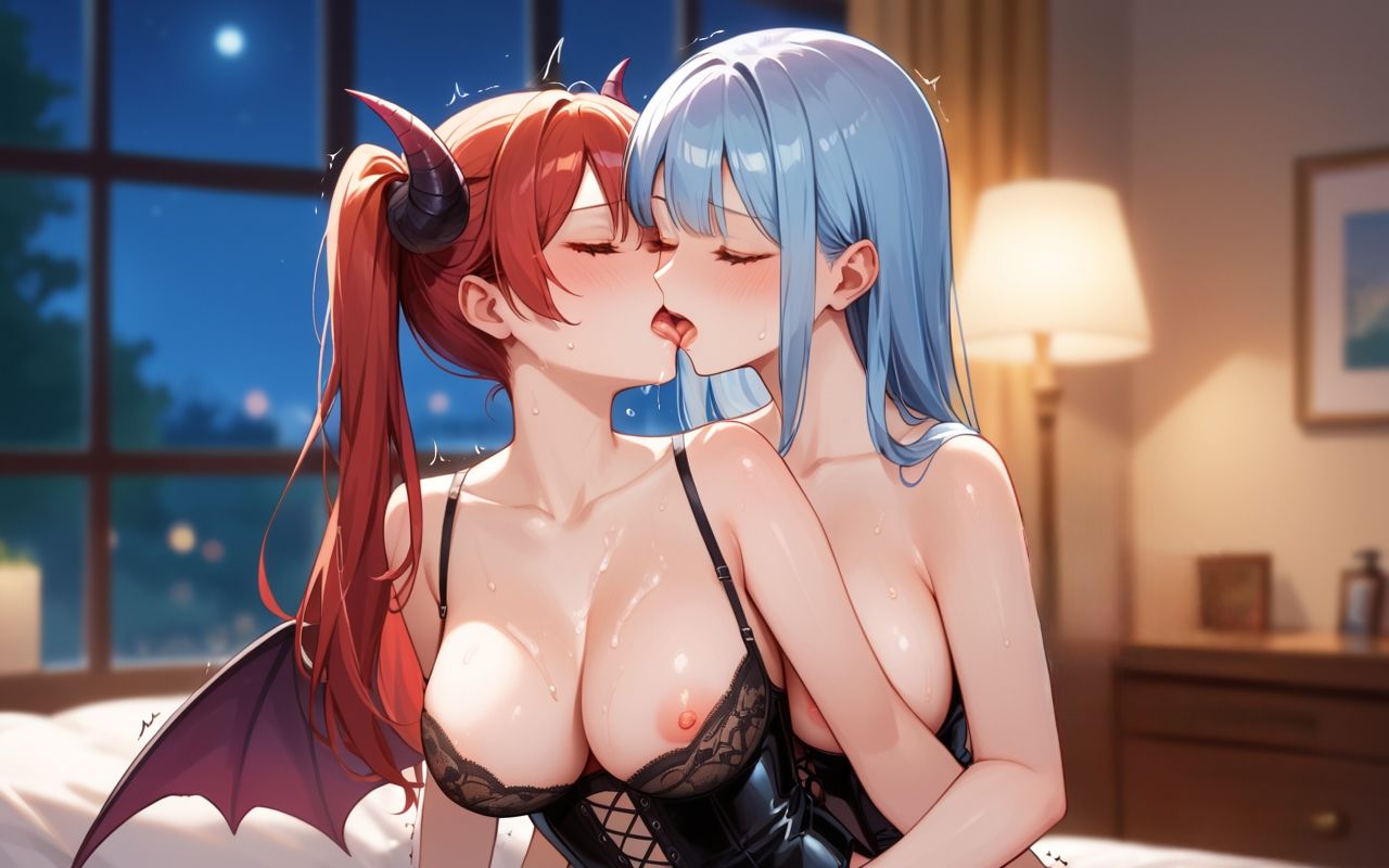 サンプル画像5:百合×ふたなり  サキュバス編(Porta) [d_673361]