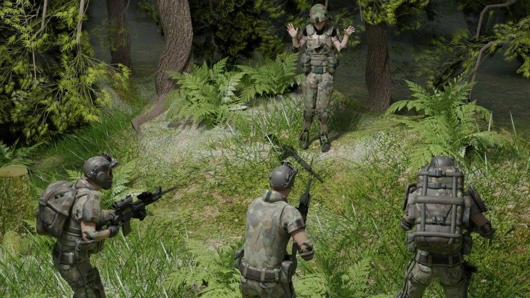 サンプル画像1:敗北の女兵士(ゆののん) [d_673372]