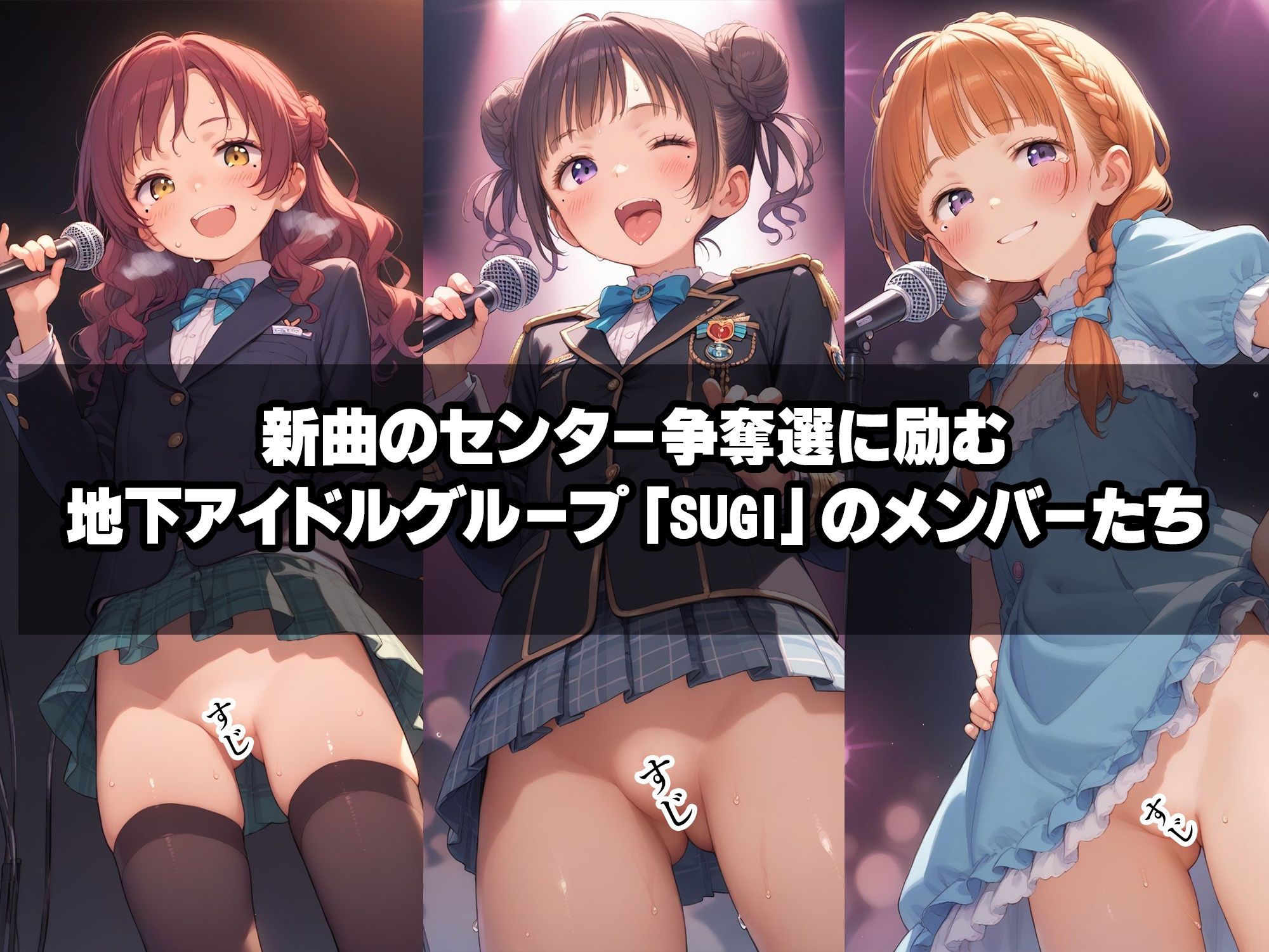 割れ目パイパンアイドル「SUGI」〜推しおまんこ図鑑〜センターを取るのは私よ！vol.2 パイナップル学士 エロ画像2