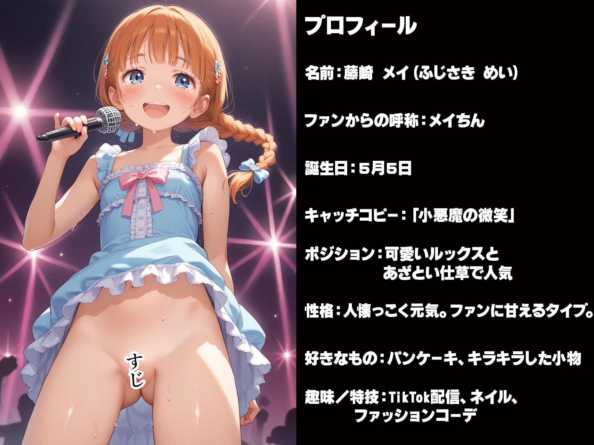 割れ目パイパンアイドル「SUGI」〜推しおまんこ図鑑〜センターを取るのは私よ！vol.2 パイナップル学士 エロ画像7