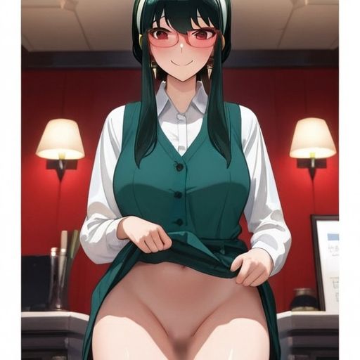 サンプル画像2:スパイフ◯ミリー  メガネ  ヨルさん(ゆきひ屋) [d_673813]