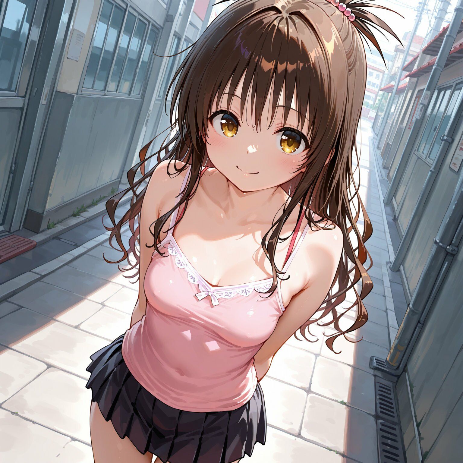 性処理ペット 〜私たちおじさんのオナホにされちゃいました〜 - 結◯美柑＆金◯の闇 - 画像2