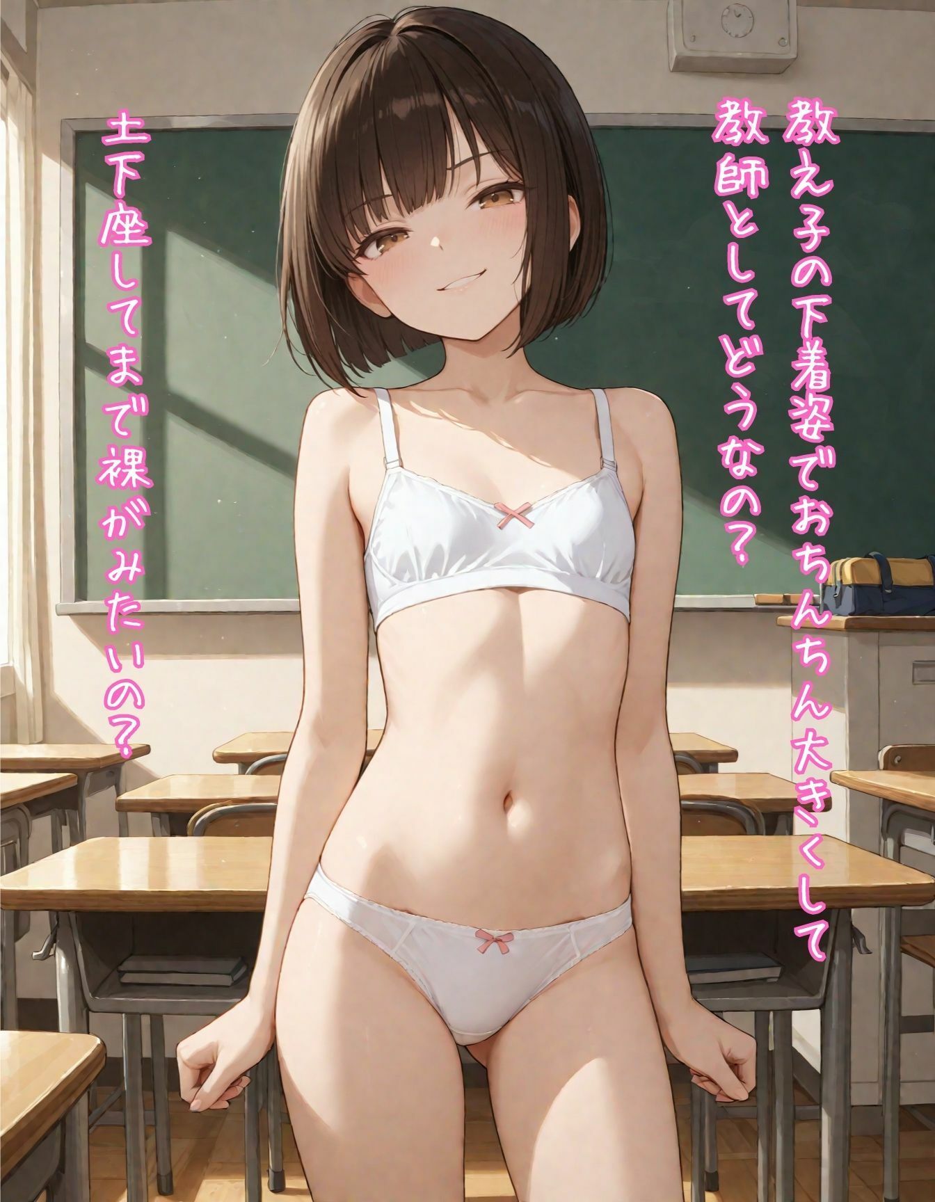 貧乳ちっぱい女子校生ツンデレビッチは性に奔放 えいあいふぉー エロ画像