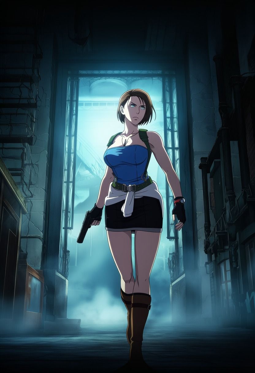 サンプル画像2:ジル vs ぬるぬる触手(Nakki_触手・ヒロピン) [d_674035]