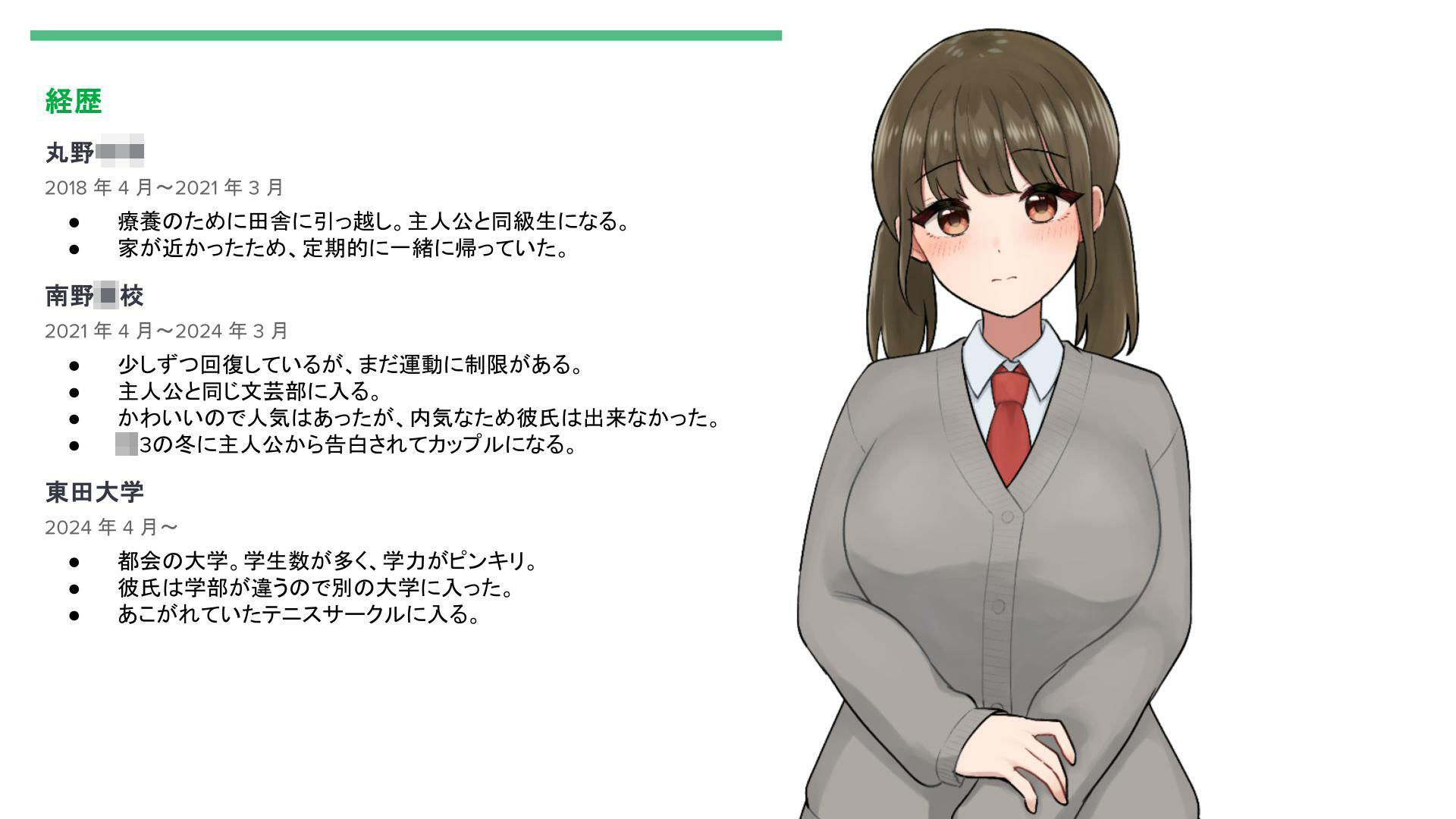 サンプル画像2:テニサー彼女のグループチャット(Eiciffee) [d_674046]