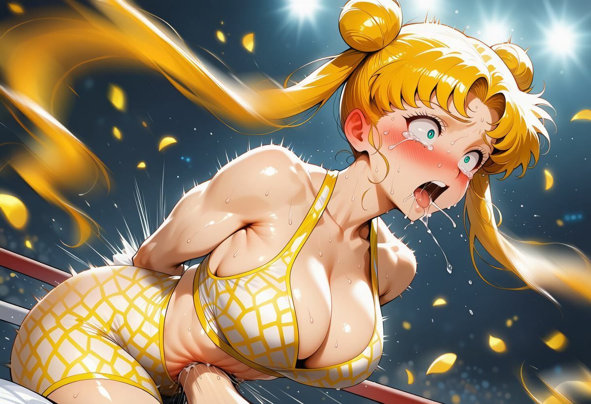 サンプル画像2:華麗なる美少女、レスリングリングにて散る(ラブリーパンチ（パロディ）) [d_674065]