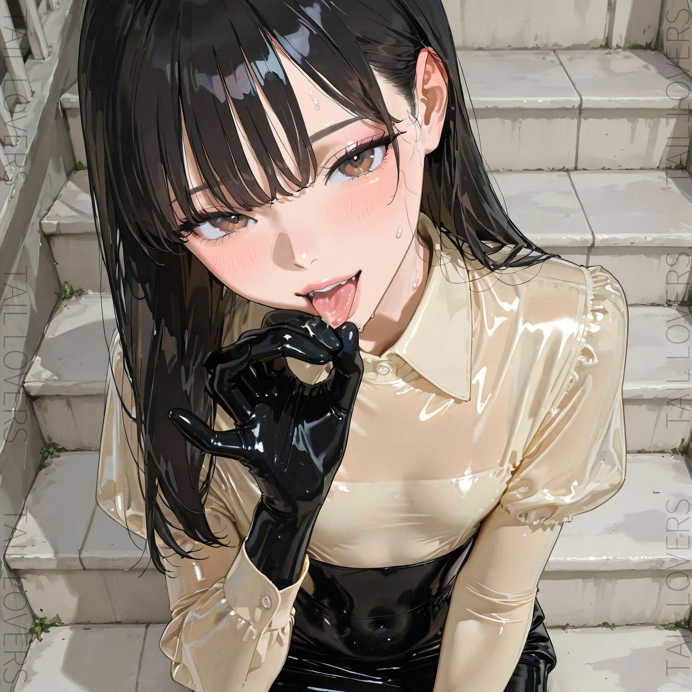 サンプル画像6:ラバー好きな美人教師と過ごす5日間【初日】(TAIL LOVERS) [d_674148]