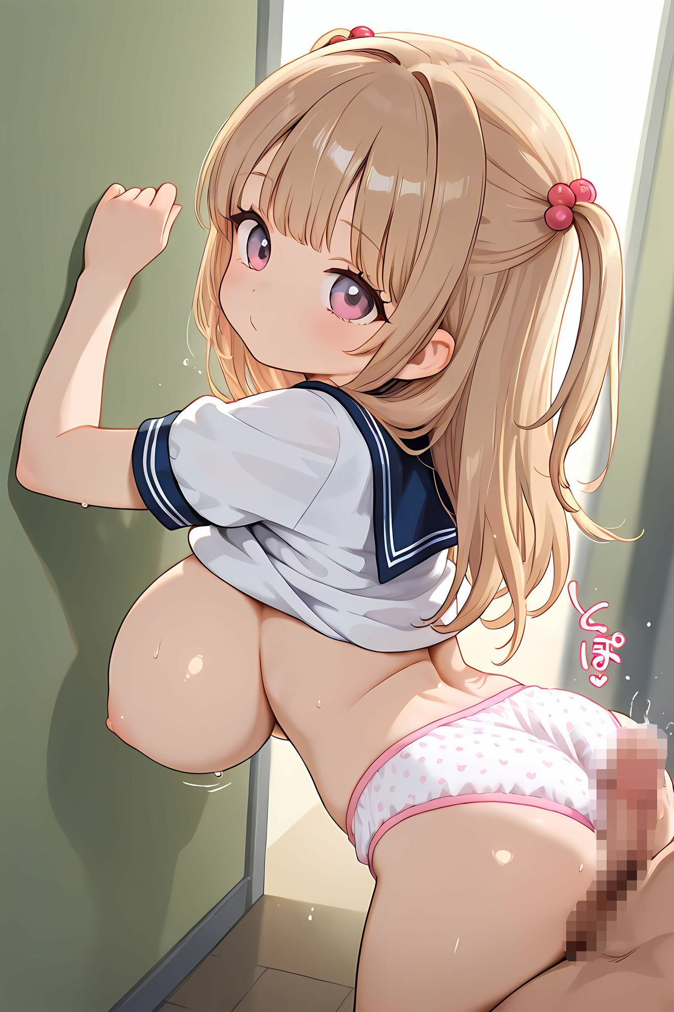 サンプル画像3:巨乳の妹達が学校でもエッチなので生挿入したらもっとラブラブになった「お兄ちゃんにいっぱい出してほしい」(nes_aiart) [d_674152]