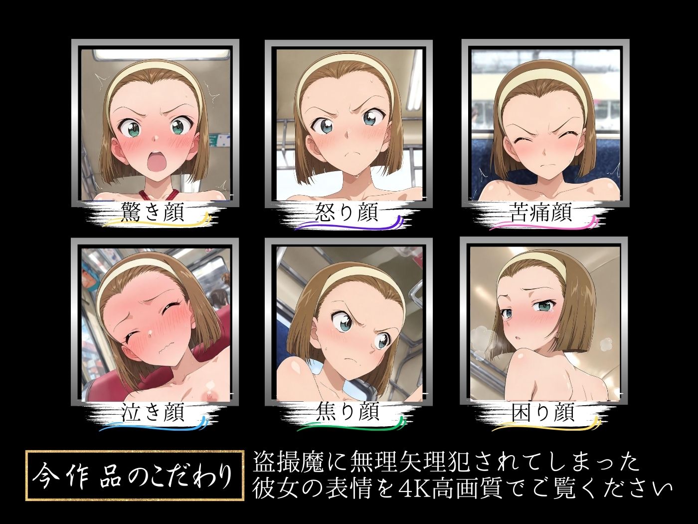 サンプル画像4:痴●バス〜パンツ盗撮を注意しただけなのに〜鈴木●子編(violence  boy) [d_674251]