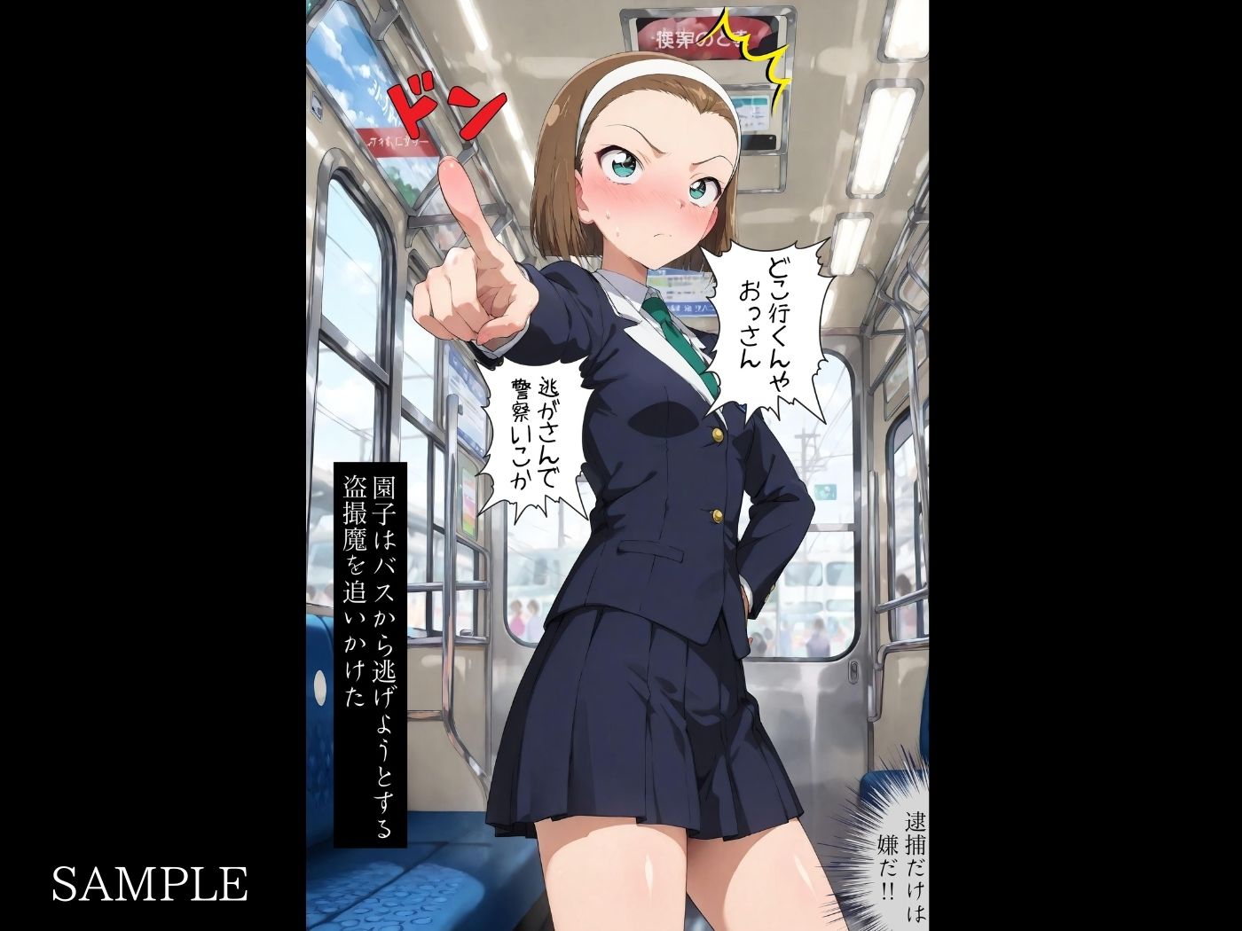 痴●バス〜パンツ盗撮を注意しただけなのに〜鈴木●子編 画像7