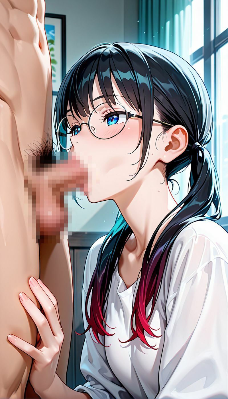 眼鏡っ娘の知的で甘いご奉仕えっち 画像4