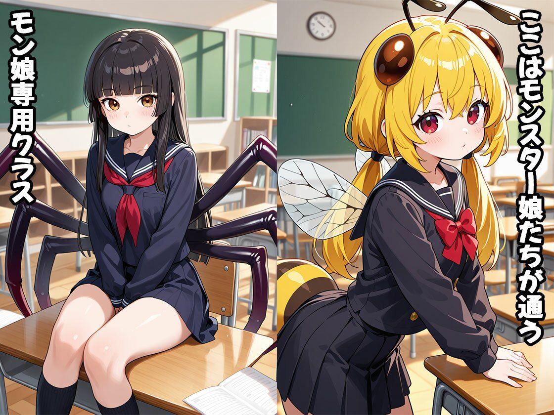 サンプル画像1:もんむすくらす（CG100枚）(ティッシュのご用意を) [d_674324]