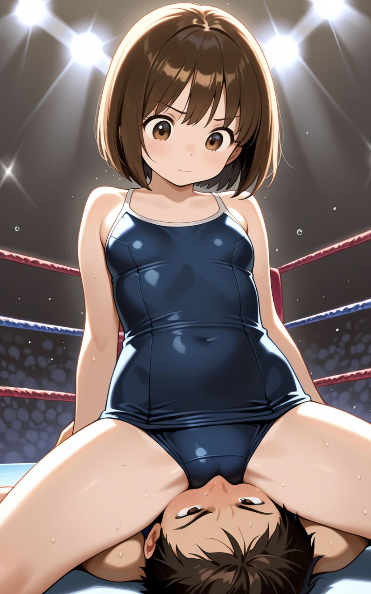 サンプル画像2:プロレス娘（1）(Yumeneko Factory) [d_674385]