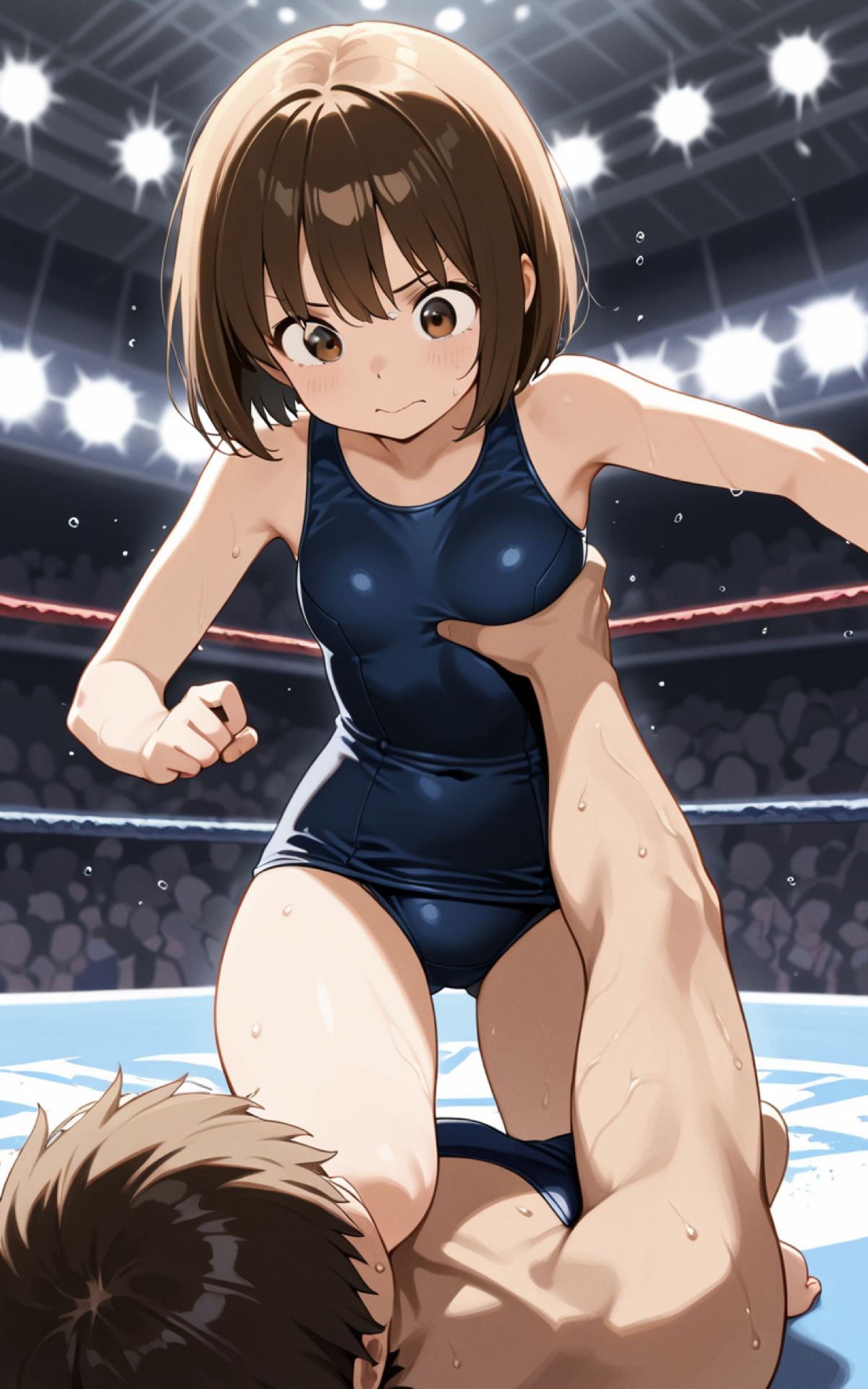 サンプル画像5:プロレス娘（1）(Yumeneko Factory) [d_674385]