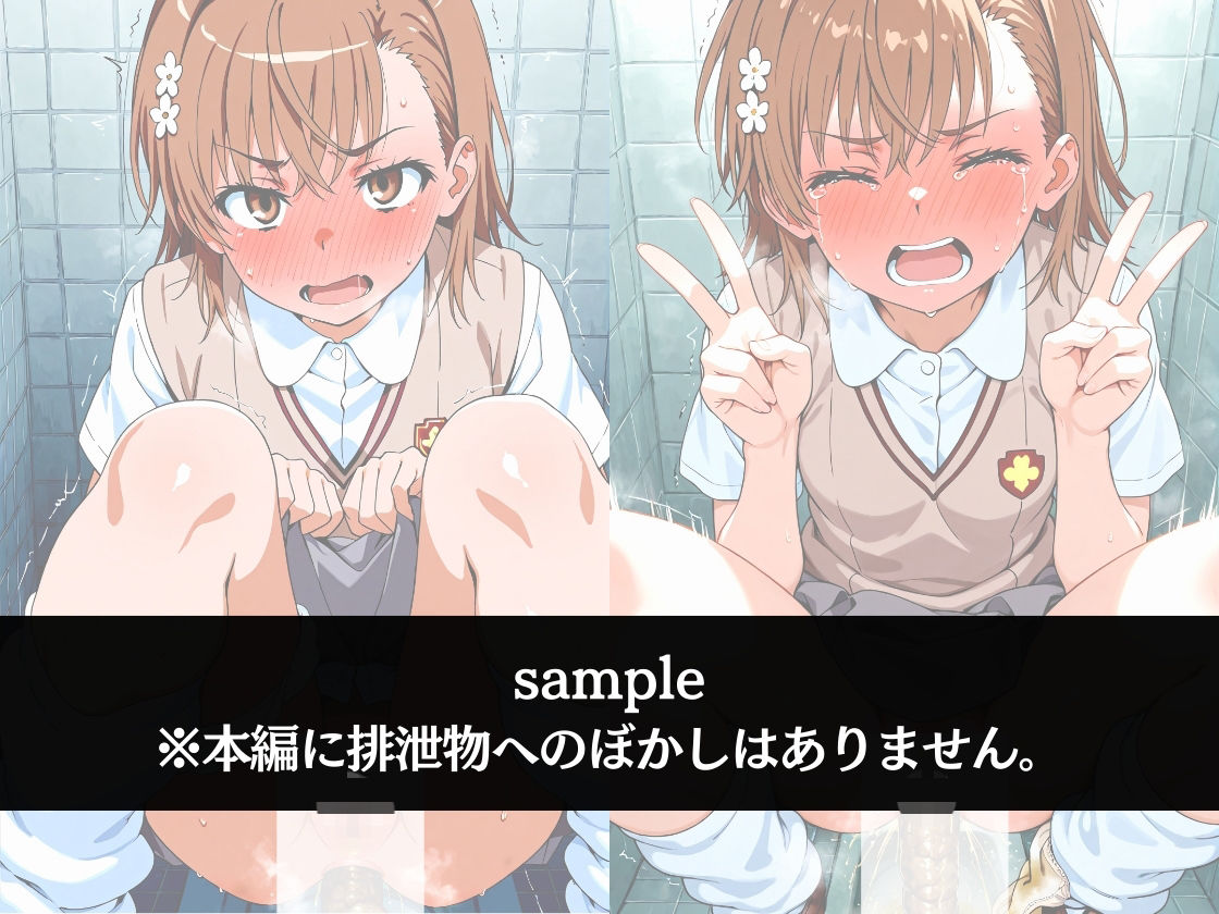 極太ウンコトイレ乱入〜絶対に見られたくない姿〜御〇美琴 画像1