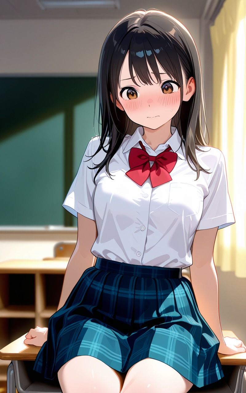 女子校生 清楚な顔してカラダは敏感〜内気な彼女と密会SEX〜 画像1