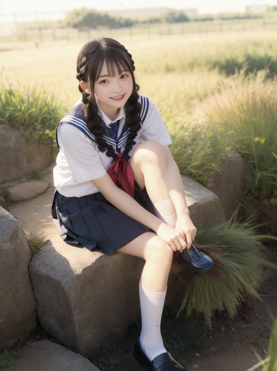 サンプル画像1:女子校生の放課後学園ライフ、全部見せます！朋絵ちゃん編  vol.2(Tomomix.ai) [d_674469]