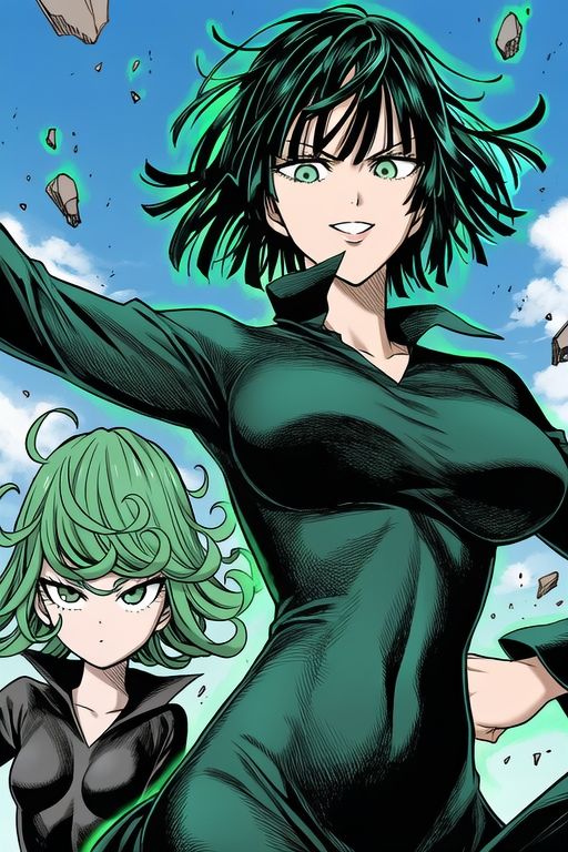 サンプル画像4:100回書き直されたらエロ漫画になったOnePunchMan(催●スマホの淫魔) [d_674479]