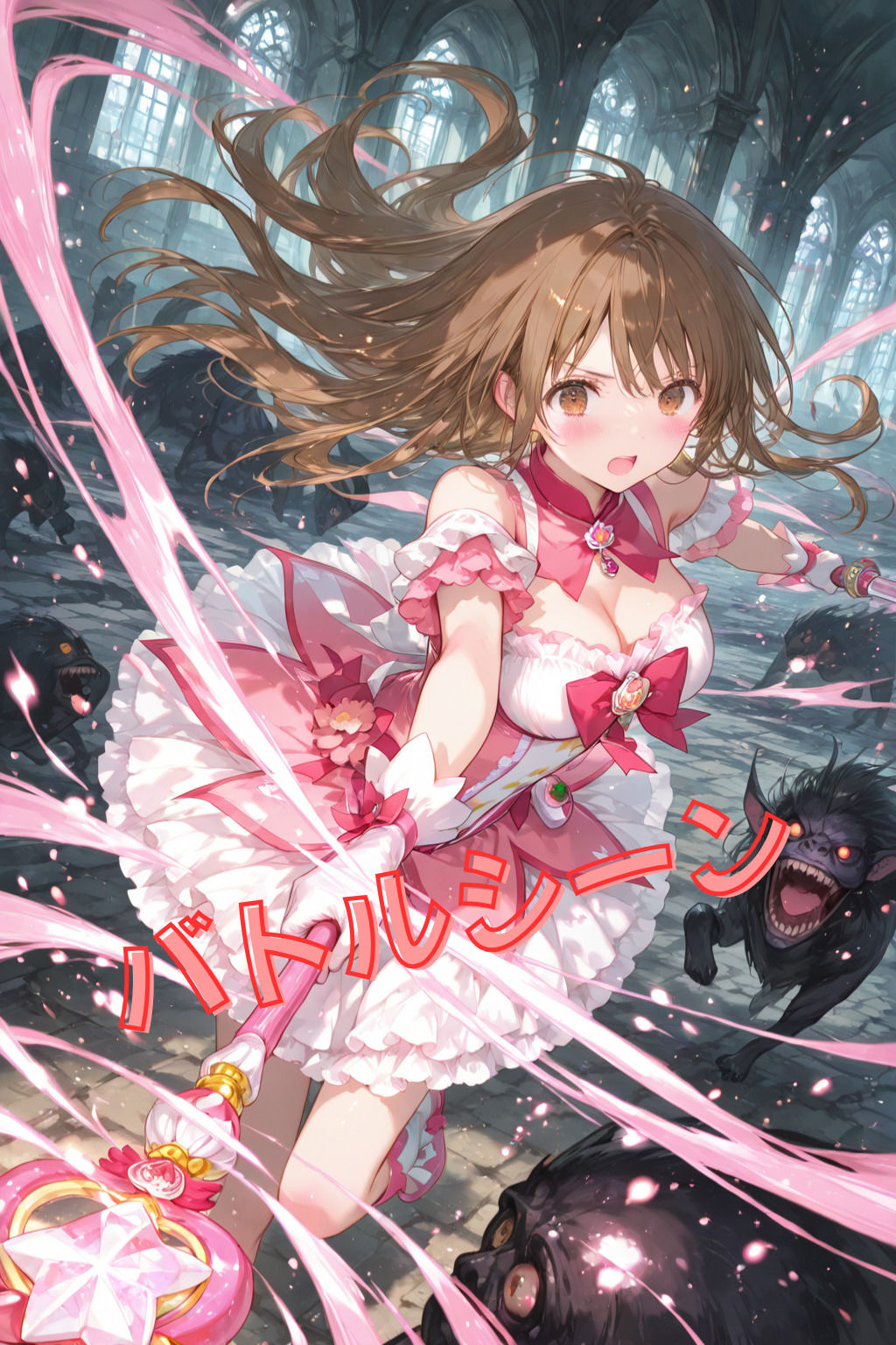 サンプル画像4:魔法戦士えりな vol.1  巨大モンスターとの戦い 編(てにおは堂) [d_674511]