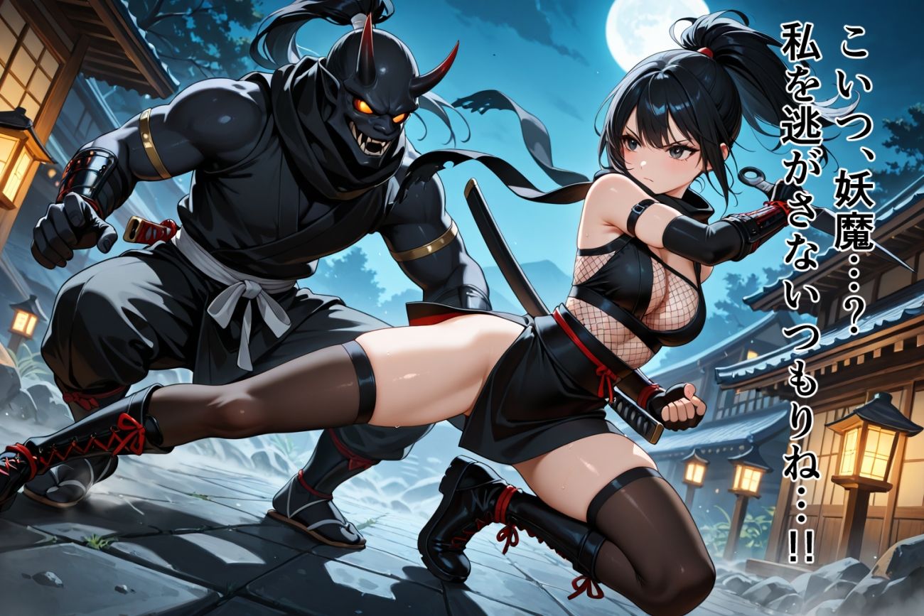 サンプル画像1:●忍び●敗北 CG集 レクイエム・カグラ(solor55) [d_674578]