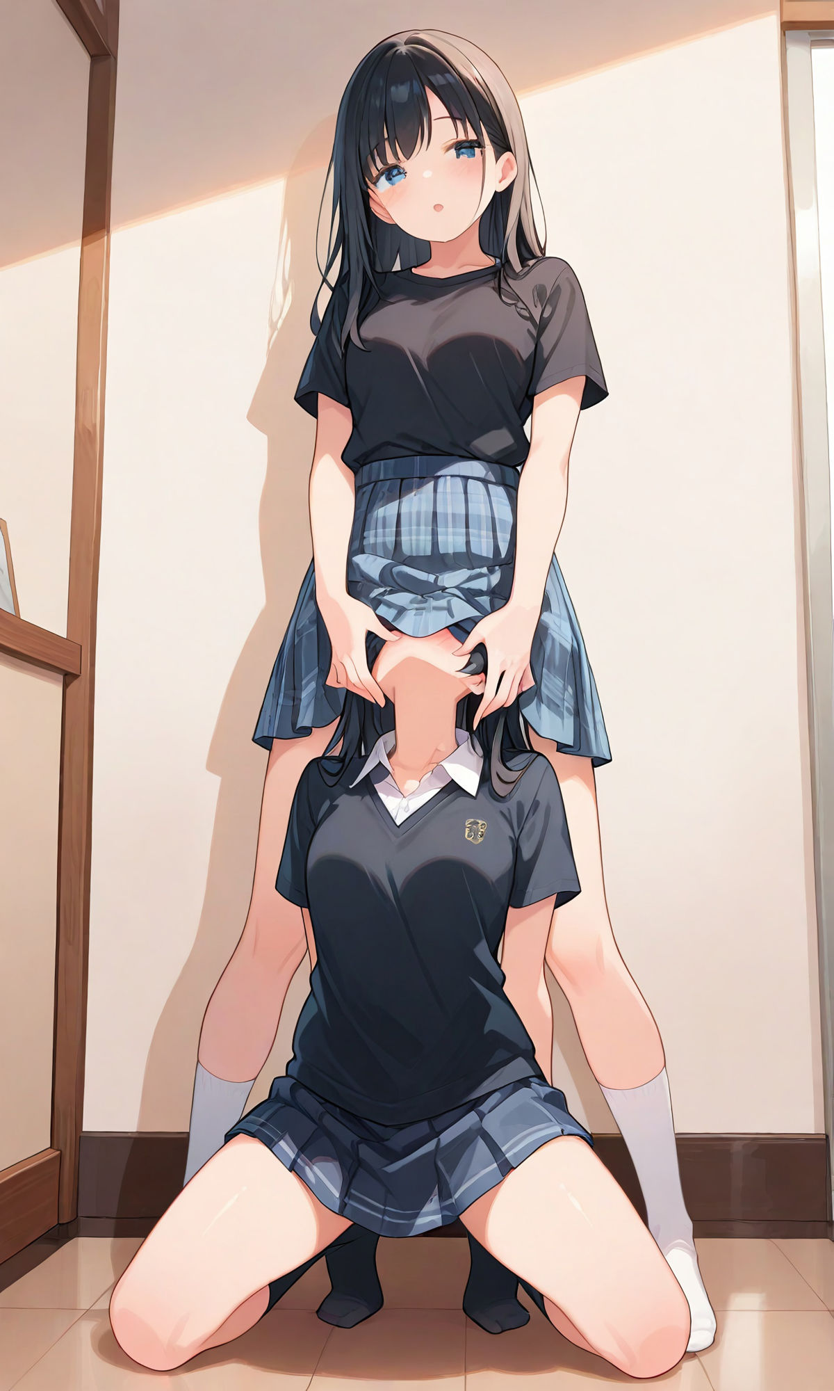 【百合】【クンニ】冷ややかな支配と淫らな悦び_0