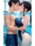 爆乳スク水女子校生