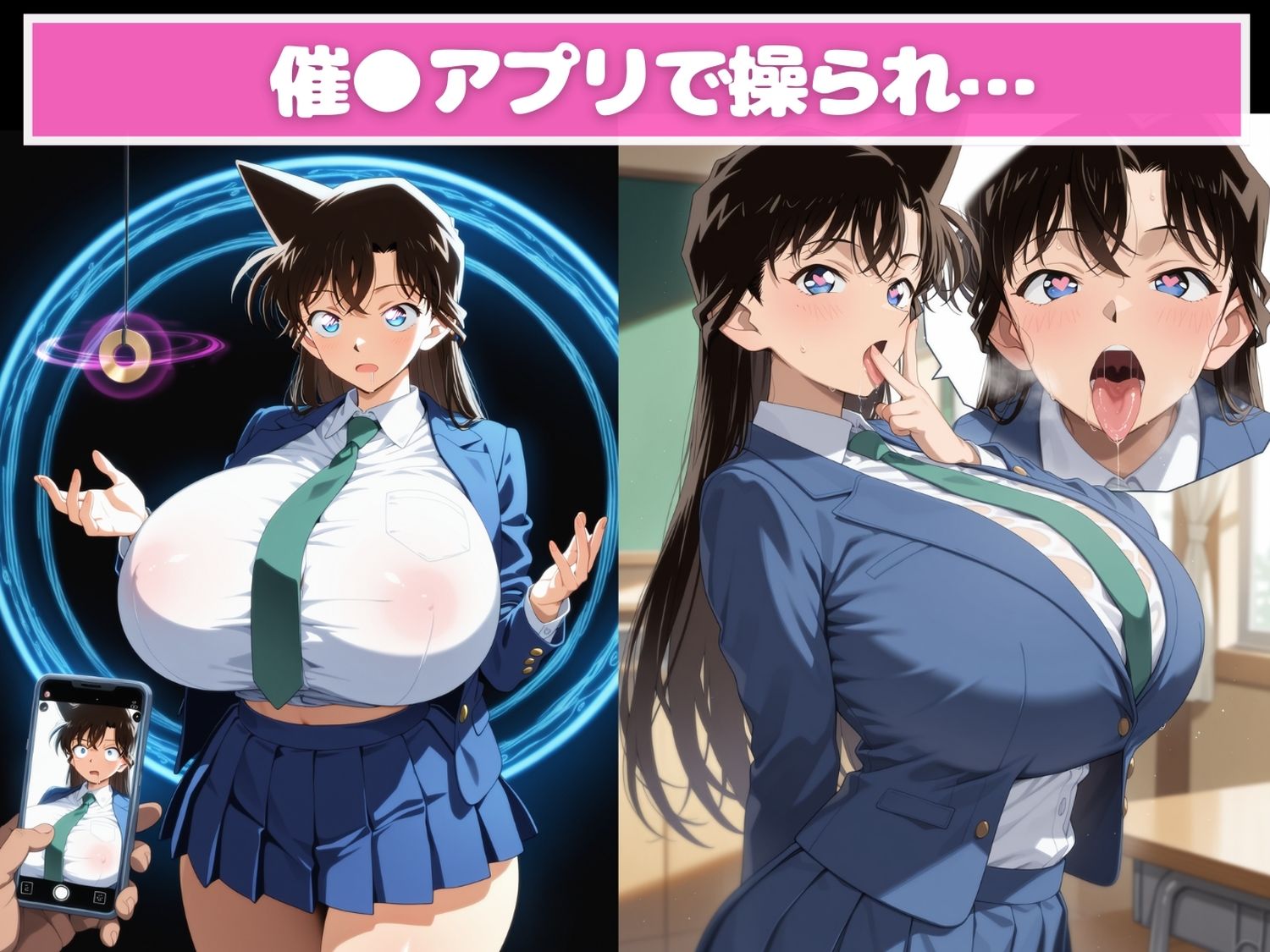【寝取られ・催●】爆乳・デカ尻コスプレ図鑑  〜毛●蘭 編〜_0