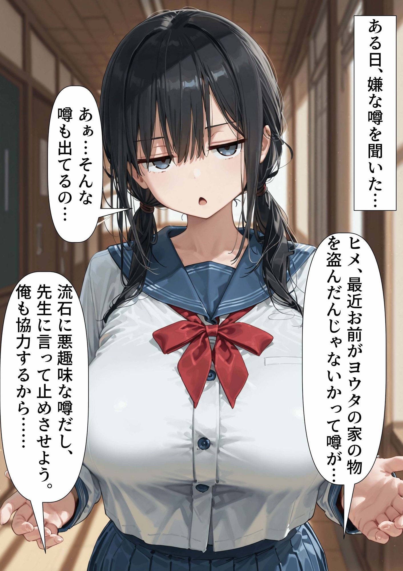 サンプル画像5:TS2作品セット（【人格上書き】クソ上司の人格が社内Aiロボに上書きされたゾ・ 【皮モノ】呪いのアイテム「皮針」の2作品を収録）(tsf-Saeki) [d_674810]