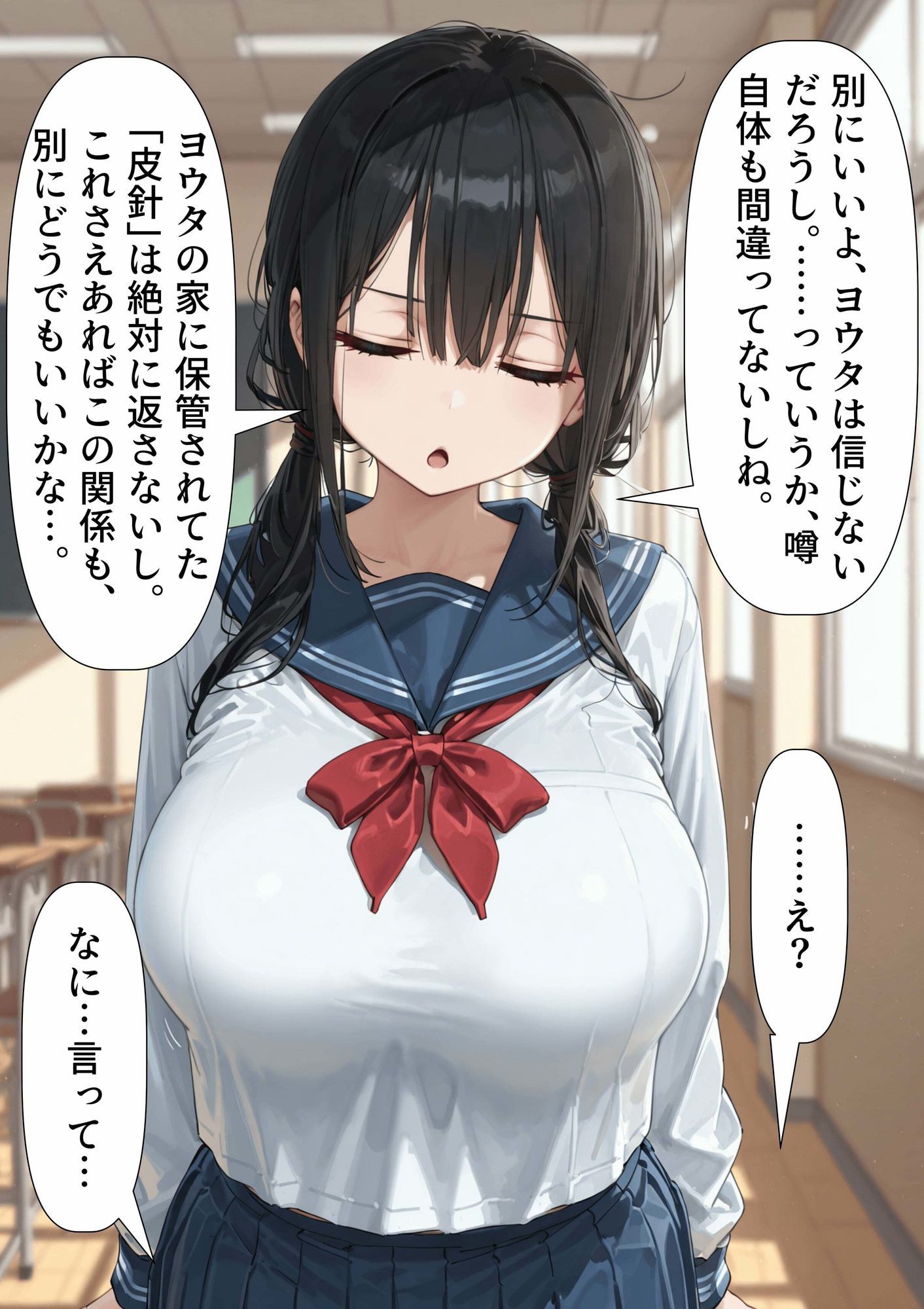 サンプル画像6:TS2作品セット（【人格上書き】クソ上司の人格が社内Aiロボに上書きされたゾ・ 【皮モノ】呪いのアイテム「皮針」の2作品を収録）(tsf-Saeki) [d_674810]